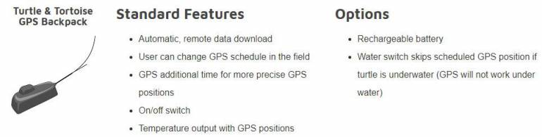 Turtle and Tortoise GPS Backpack